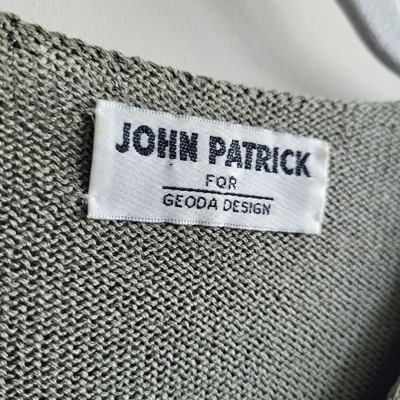 Vintage John Patrick for Geoda Design Green Open Knit Cardigan - Picture 4 of 6